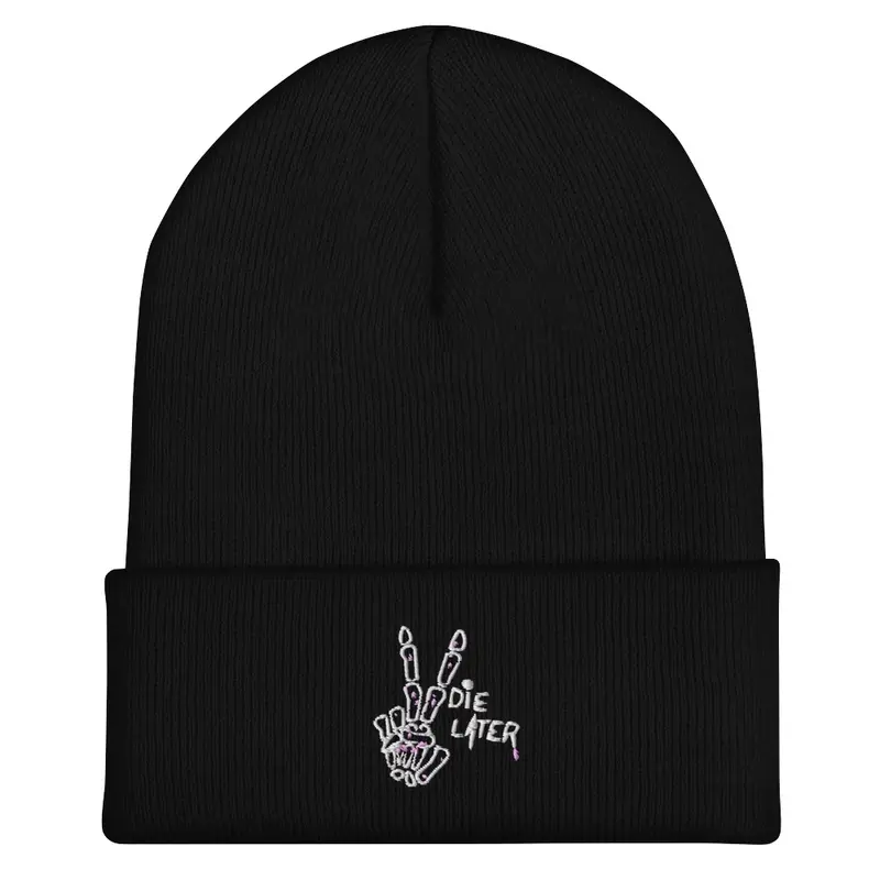 die later beanie